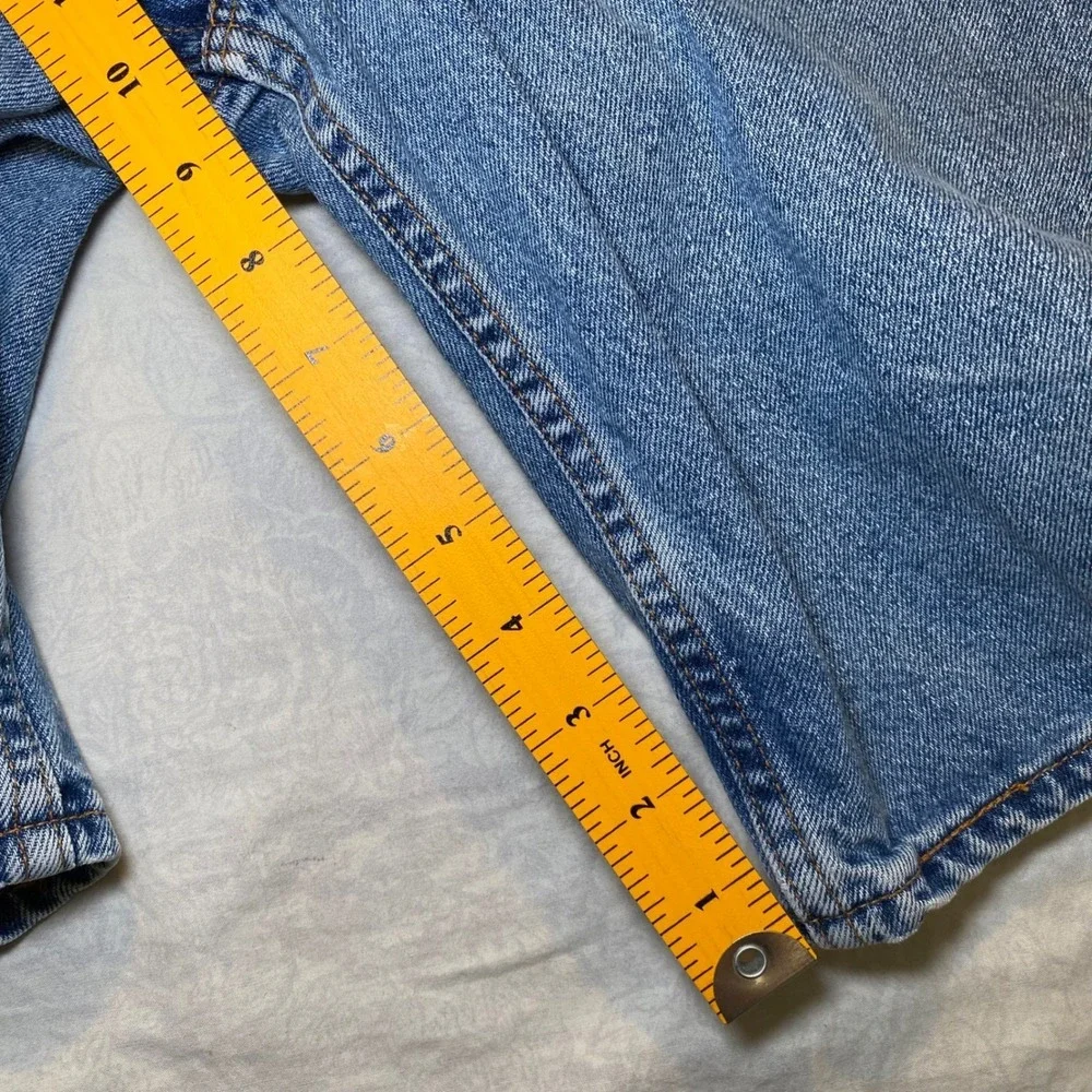 Vintage‎ Levi's 550 Relaxed Fit Denim Shorts Men's 32 Light Wash Red Tab 10